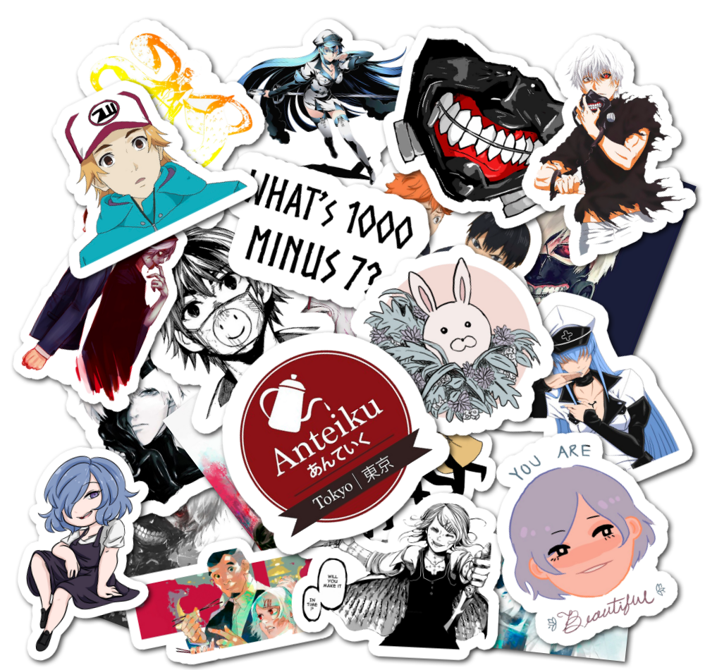 Токийский гуль / Tokyo Ghoul - Наклейки на телефон - Sticker Universe