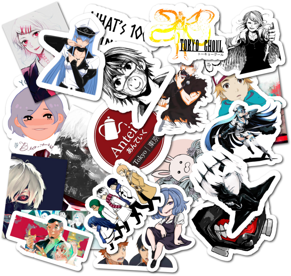 Токийский гуль / Tokyo Ghoul - Наклейки на телефон - Sticker Universe