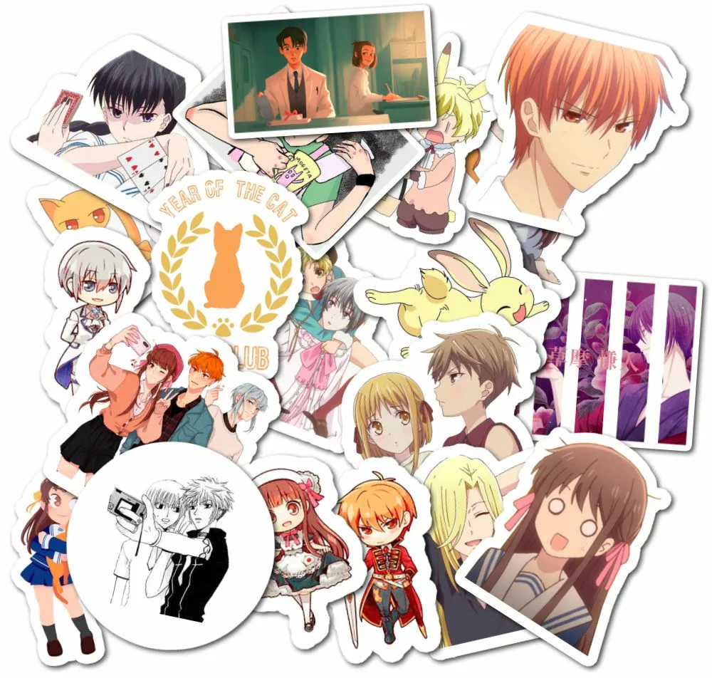 Корзинка фруктов / Fruits Basket / Furuba - Наклейки на телефон - Sticker  Universe