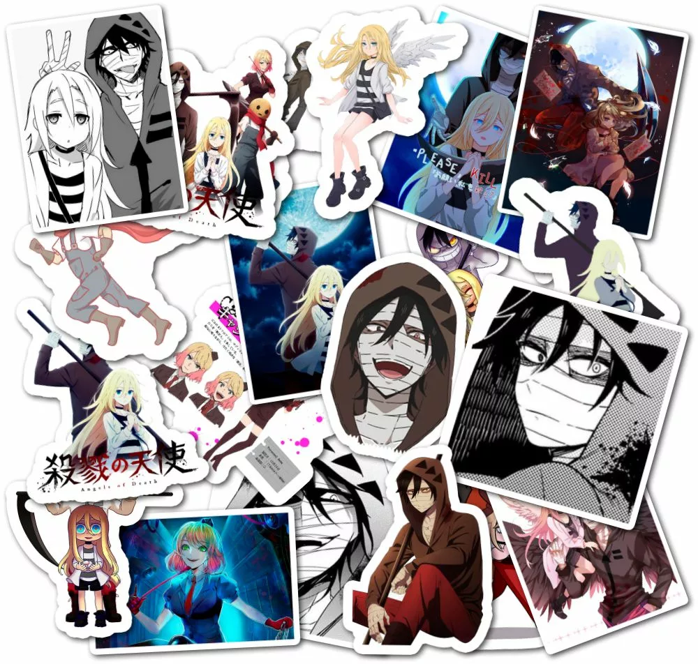 Ангел кровопролития / Angels of Death / Satsuriku no Tenshi - Наклейки на  телефон - Sticker Universe