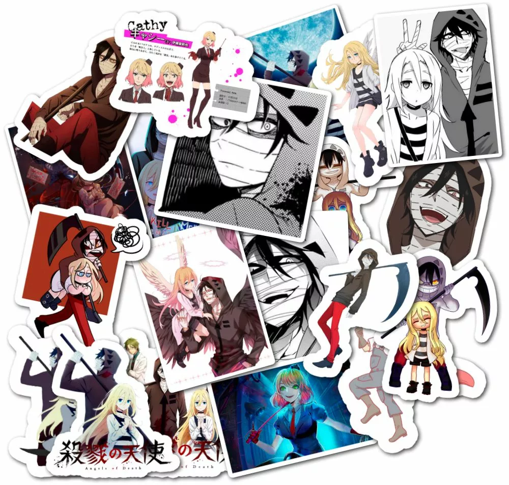 Ангел кровопролития / Angels of Death / Satsuriku no Tenshi - Наклейки на  телефон - Sticker Universe