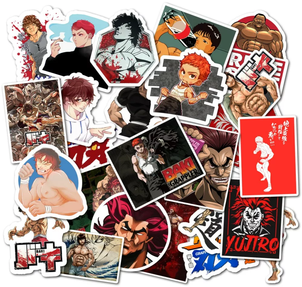 Baki the Grappler / Боец Баки - Наклейки на телефон - Sticker Universe