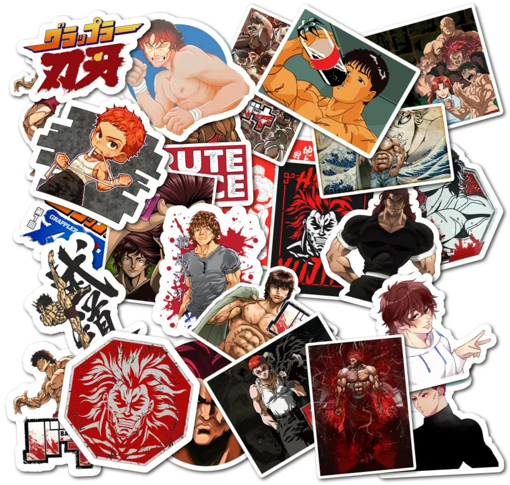 Baki the Grappler / Боец Баки - Наклейки на телефон - Sticker Universe