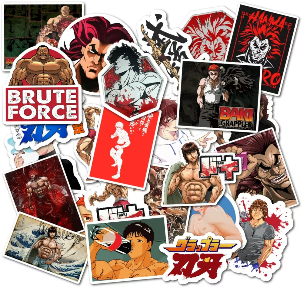 Baki the Grappler / Боец Баки - Наклейки на телефон - Sticker Universe