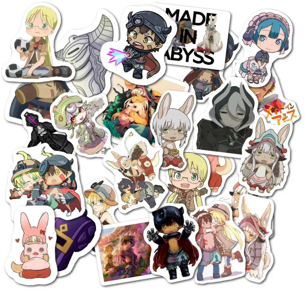 Созданный в бездне (Made in Abyss) - Наклейки на телефон - Sticker Universe