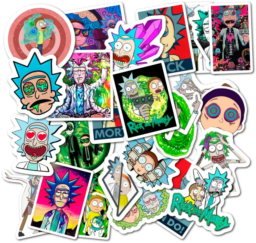 Рик и Морти / Rick and Morty - Наклейки на телефон - Sticker Universe