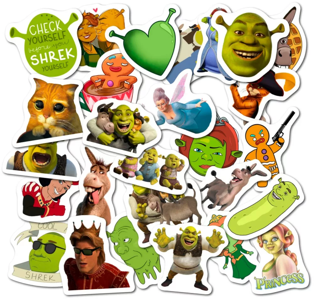 Шрек / Shrek - Наклейки на телефон - Sticker Universe