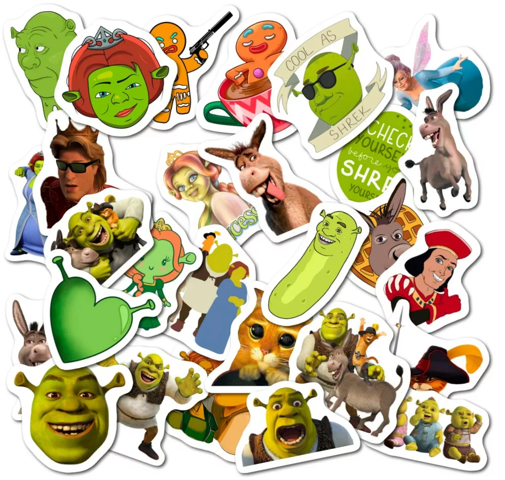 Шрек / Shrek - Наклейки на телефон - Sticker Universe