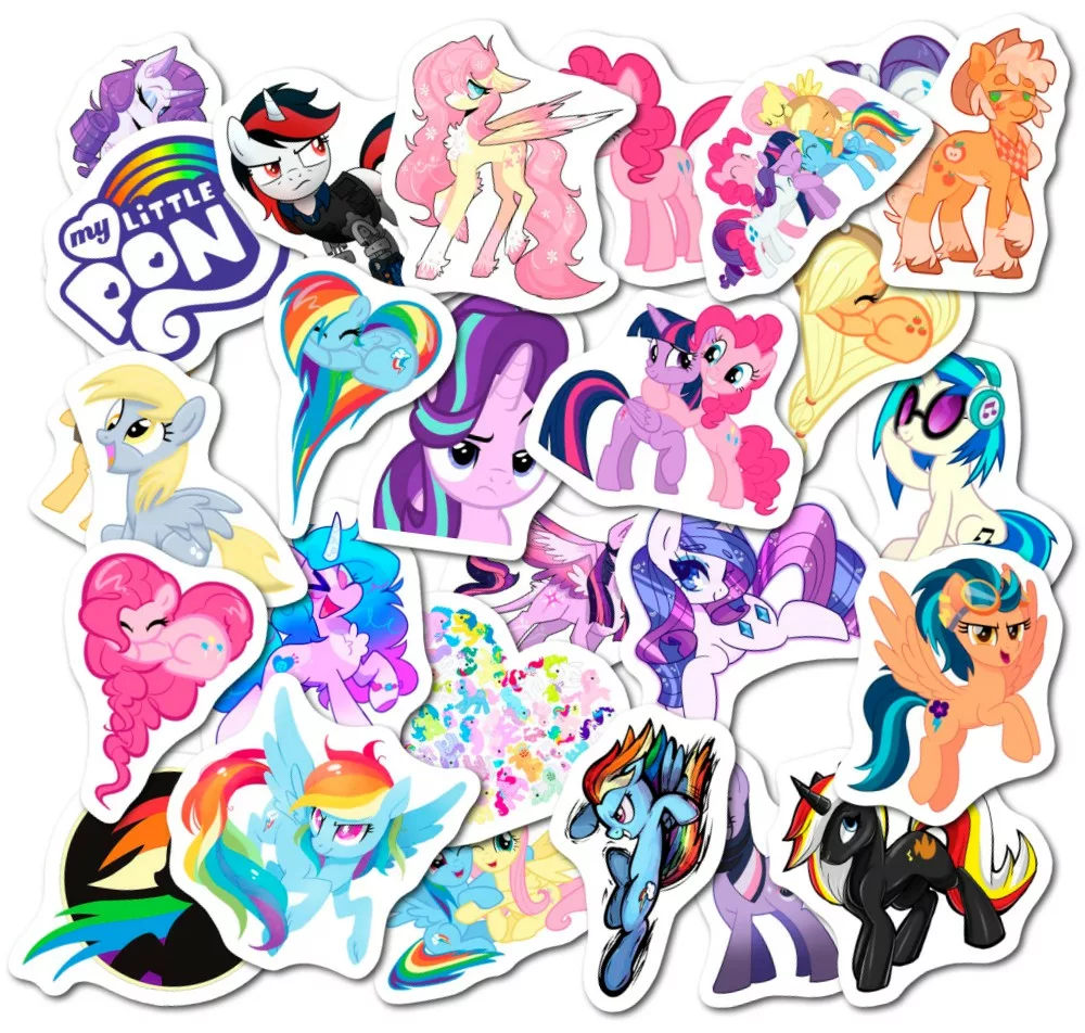 Мой маленький пони / My Little Pony - Наклейки на телефон - Sticker Universe