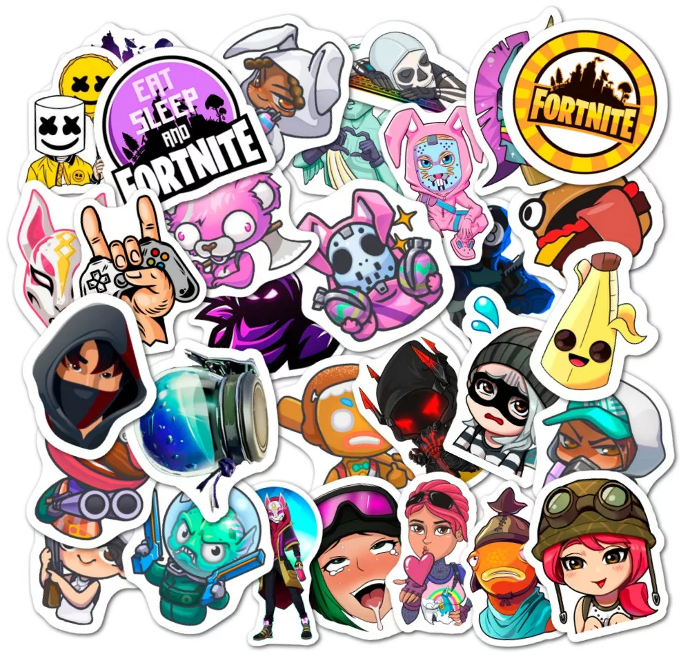 Фортнайт / Fortnite - Наклейки на телефон - Sticker Universe